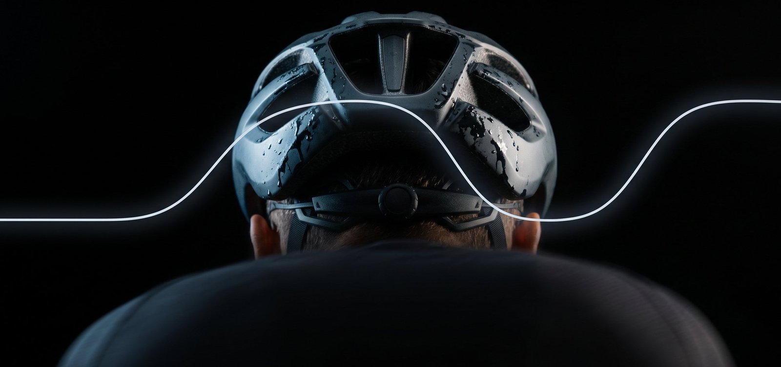Ciclista entrenando